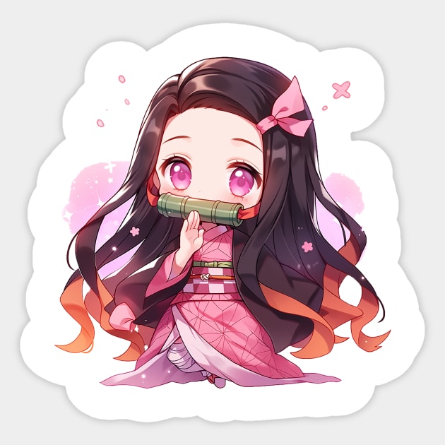 nezuko Sticker by fancy ghost